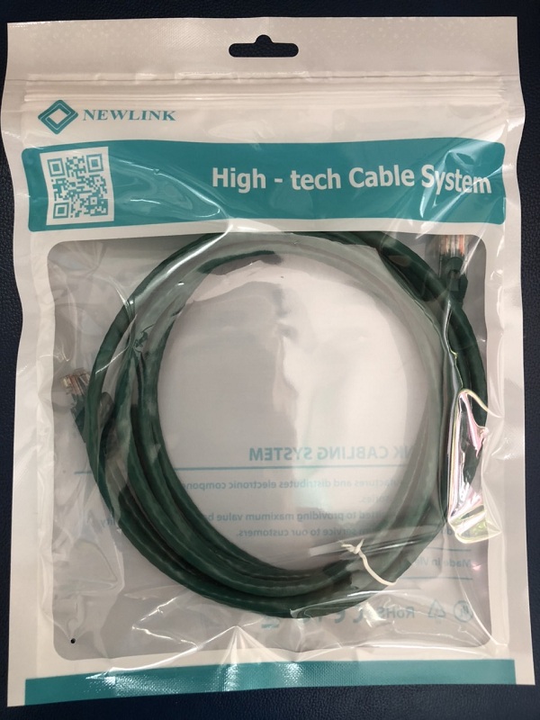 Dây mạng cat6 1,5M NewLink màu xanh lá NL-1005FGR